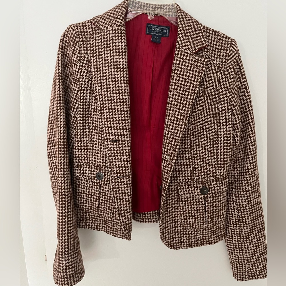 Vintage American Eagle wool blend blazer